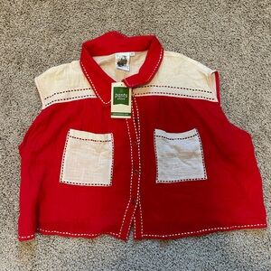 Queen of sparkle Gauze top